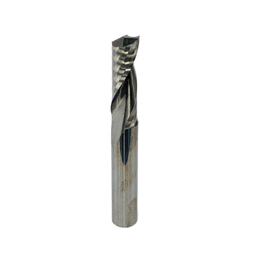 SOLID TUNGSTEN CARBIDE DOWN CUTTER FLUTED EDGE, 1 FLUTE