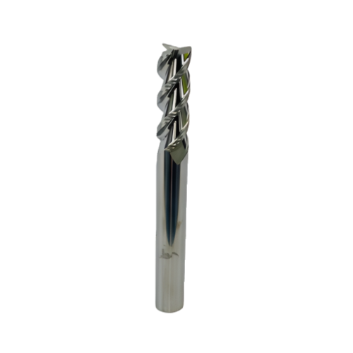 SOLID TUNGSTEN CARBIDE FLAT HRC65 ALUMINIUM 3 FLUTE