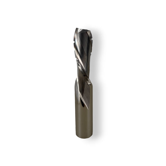 SOLID TUNGSTEN CARBIDE SERRATED EDGE DOWN CUTTER 2 FLUTE