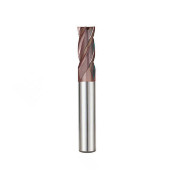 SOLID TUNGSTEN CARBIDE RADIUS CORNER END MILL 4 FLUTE